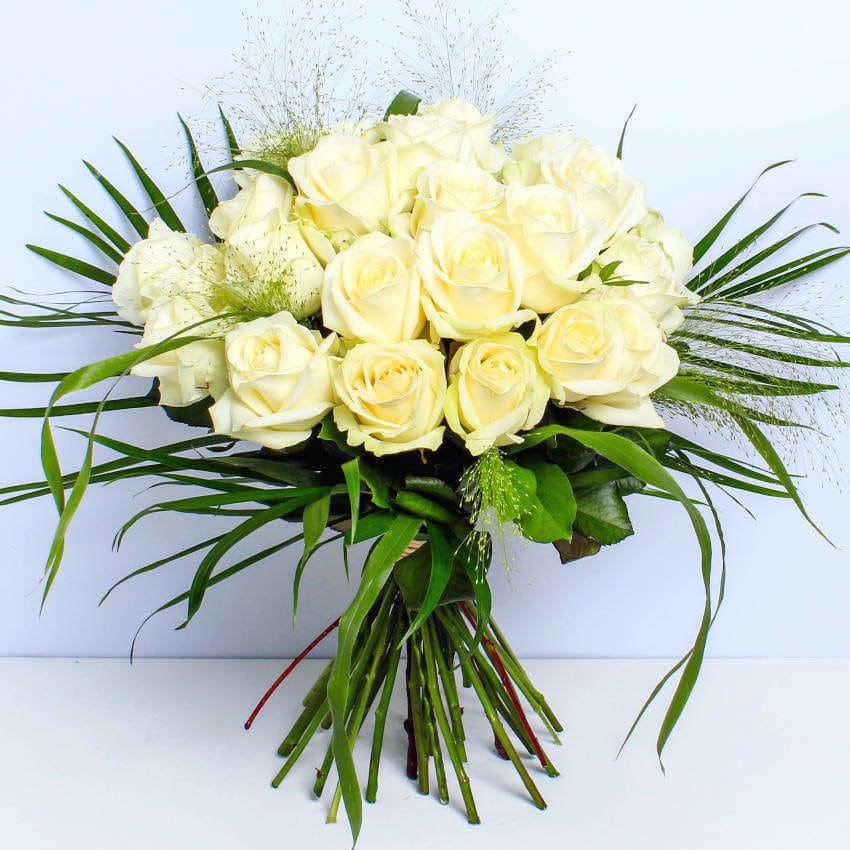 Luxury White Roses