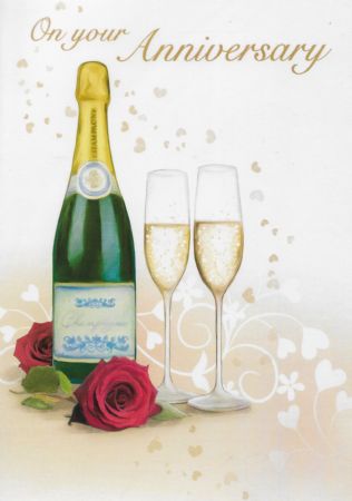 On Your Anniversary Greeting Card